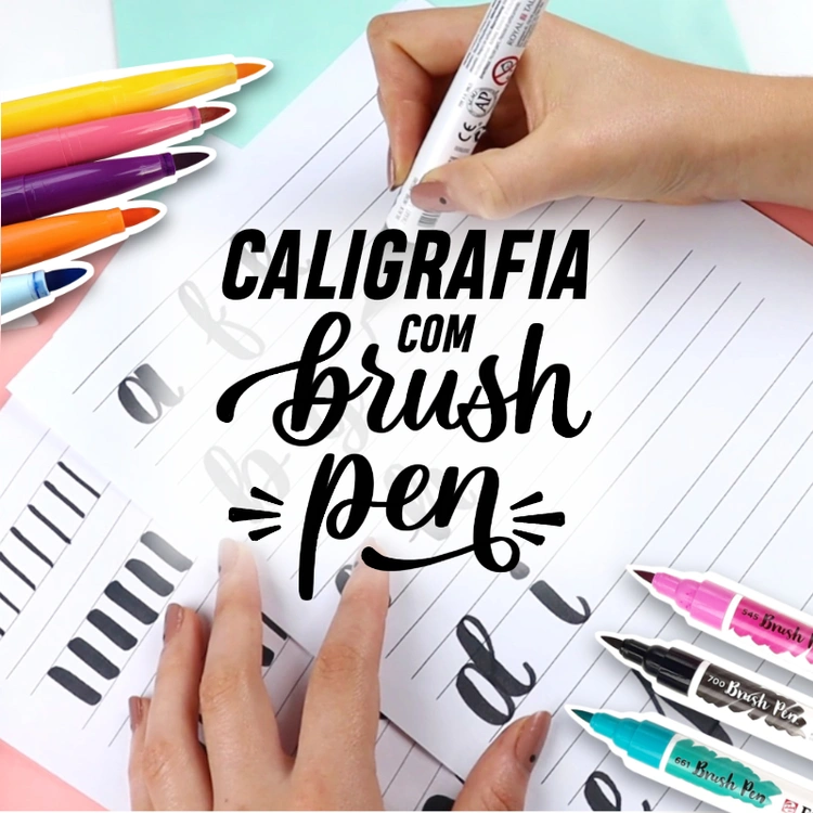 Como fazer Caligrafia com Brush Pen